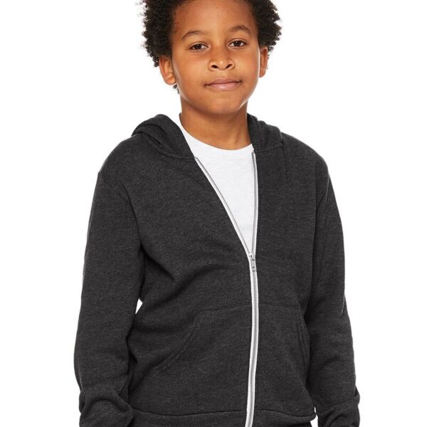 Youth Sponge Fleece Full-Zip Hoodie Thumbnail